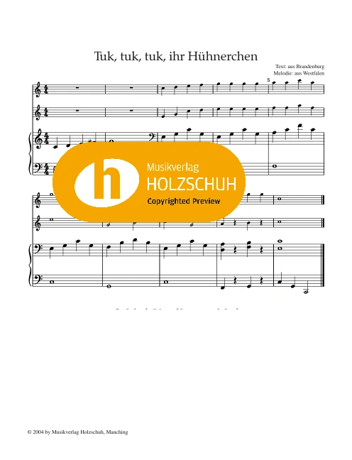 Tuk, tuk, tuk, ihr Hühnerchen